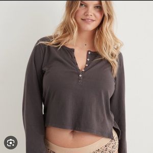 Aerie Grey Henley